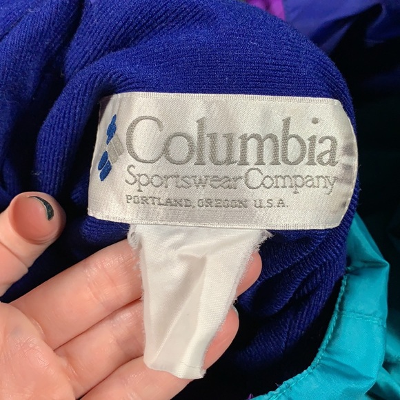 COLUMBIA, color block windbreaker!! - Picture 7 of 10